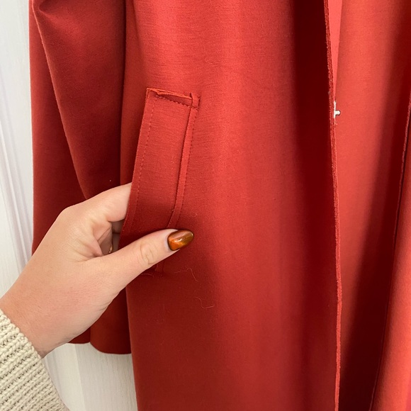 Red overcoat jacket - Picture 2 of 5